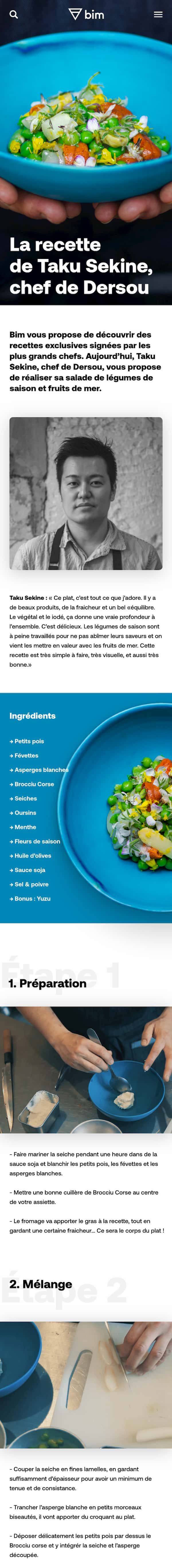 Recette - Bim Magazine