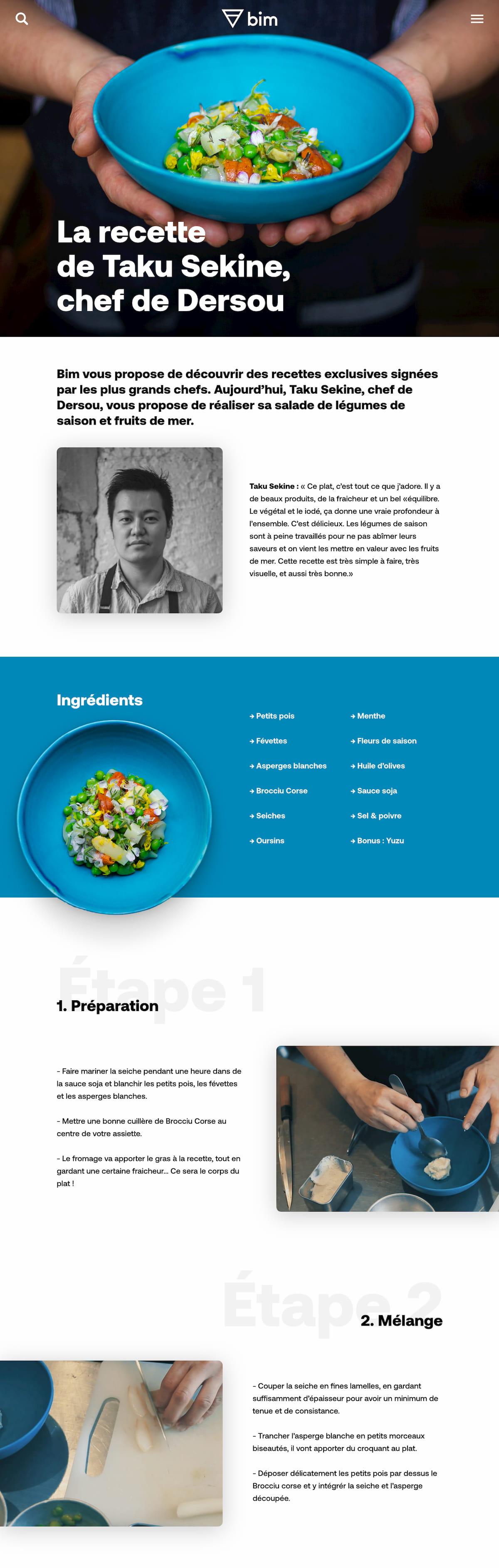 Recette - Bim Magazine